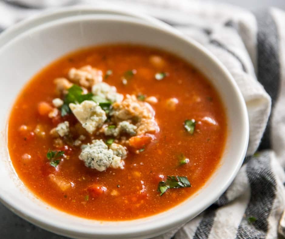 Buffalo chicken chili