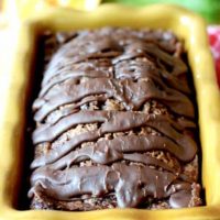 Double Chocolate Zucchini Bread With Chocolate Orange Glaze ...