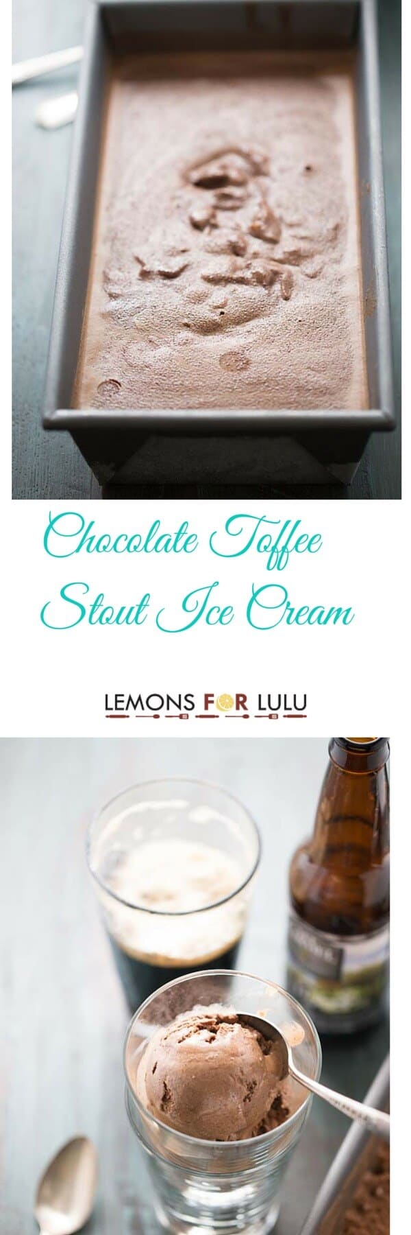 Chocolate Toffee Stout Ice Cream Recipe - LemonsforLulu.com