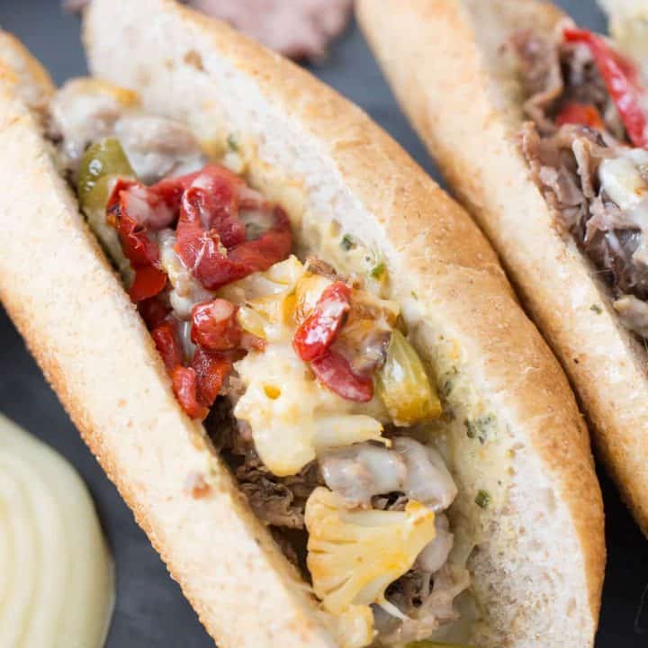 Italian Cheesesteak Sandwich - Lemonsforlulu.com