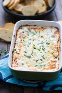 Garlic Bread Cheese Dip - LemonsforLulu.com