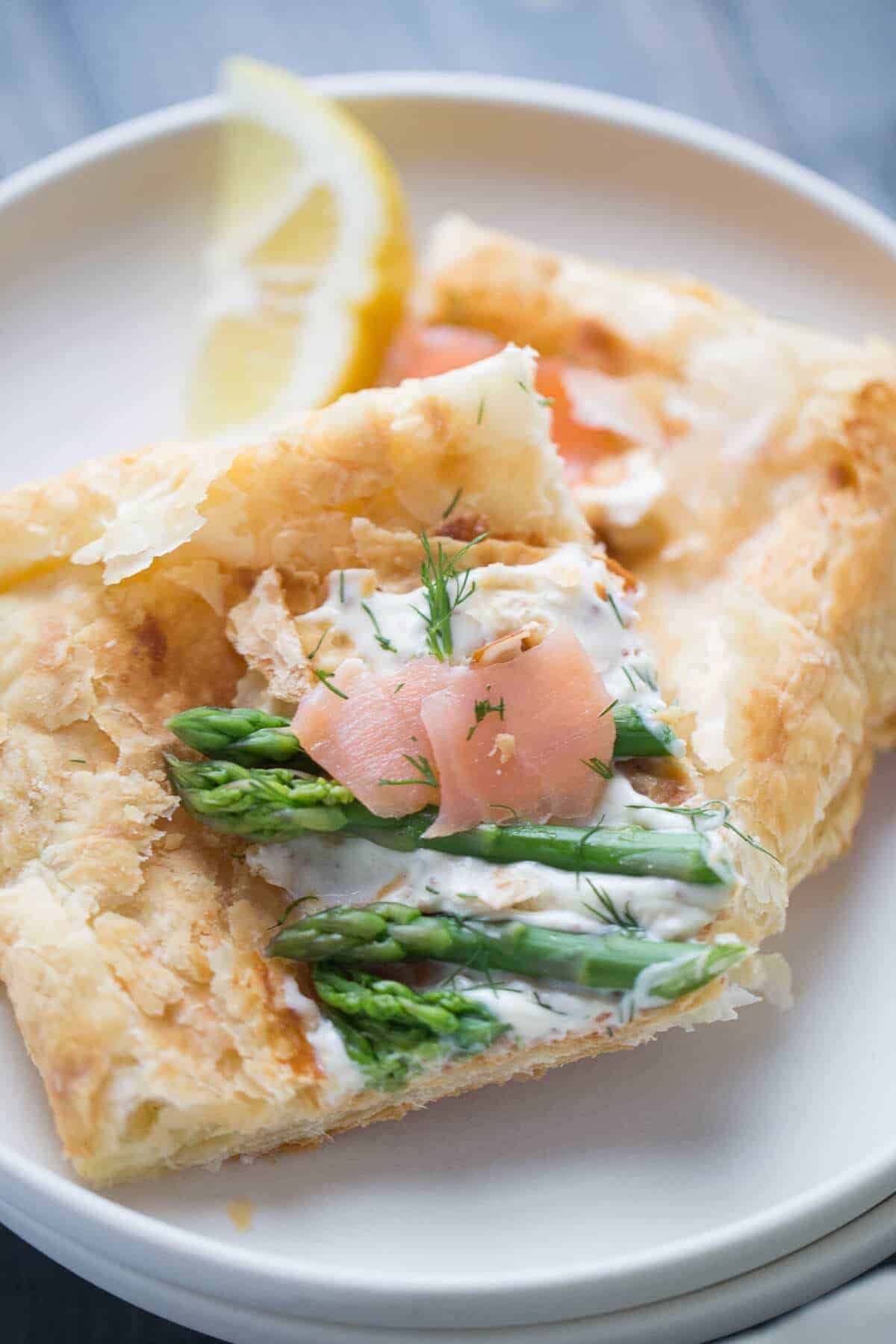 Recipe For Asparagus And Smoked Salmon Tart | Lemons For Lulu | Bloglovin’