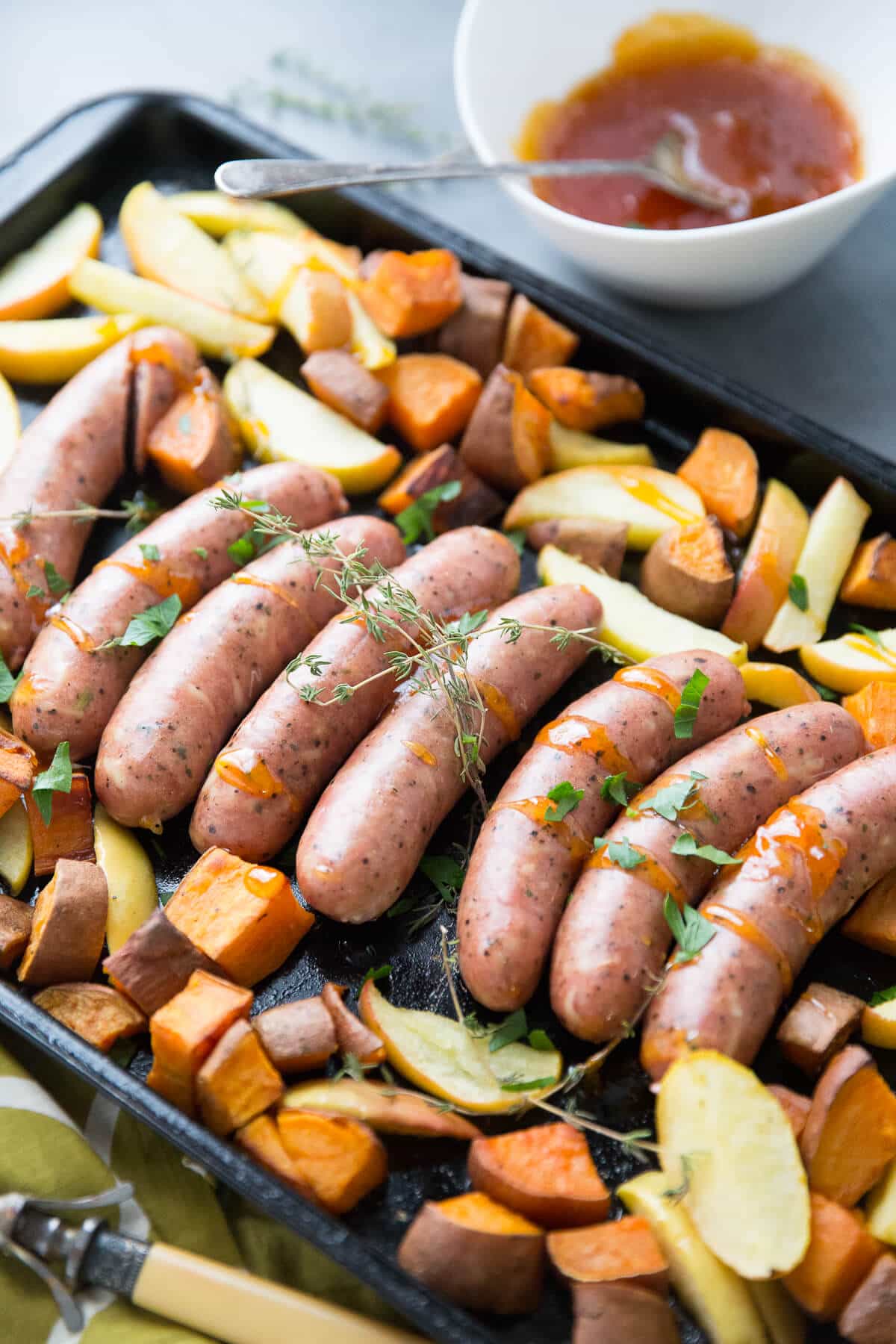 Sheet Pan Sausage Dinner LemonsforLulu