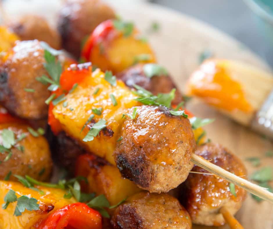 Easy Meatball Kabob Recipe - Lemons for Lulu