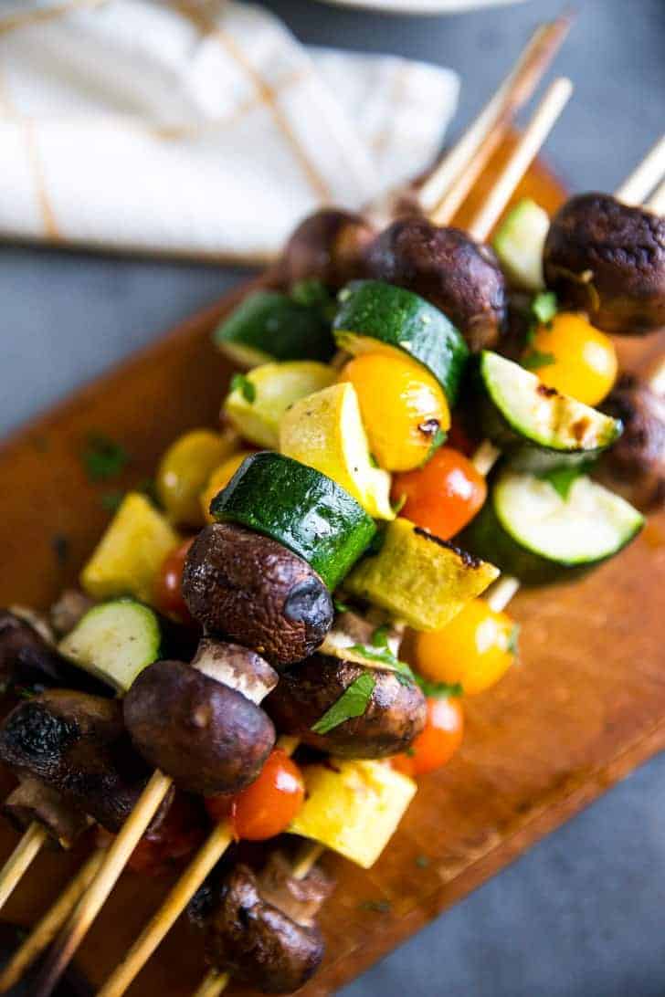 Easy Vegetable Kabob Recipe - Lemons for Lulu - LemonsforLulu.com