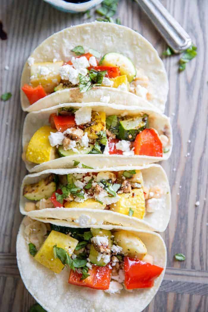 Roasted Veggie Taco Recipe | LemonsforLulu.com