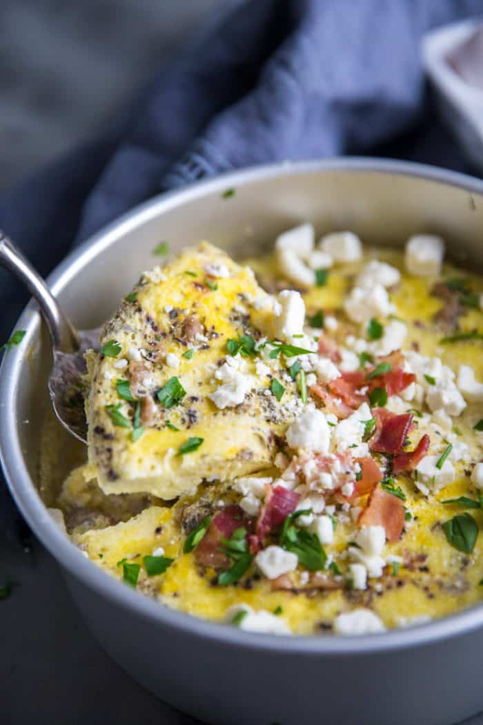 Instant Pot Breakfast Egg Casserole | LemonsforLulu.com