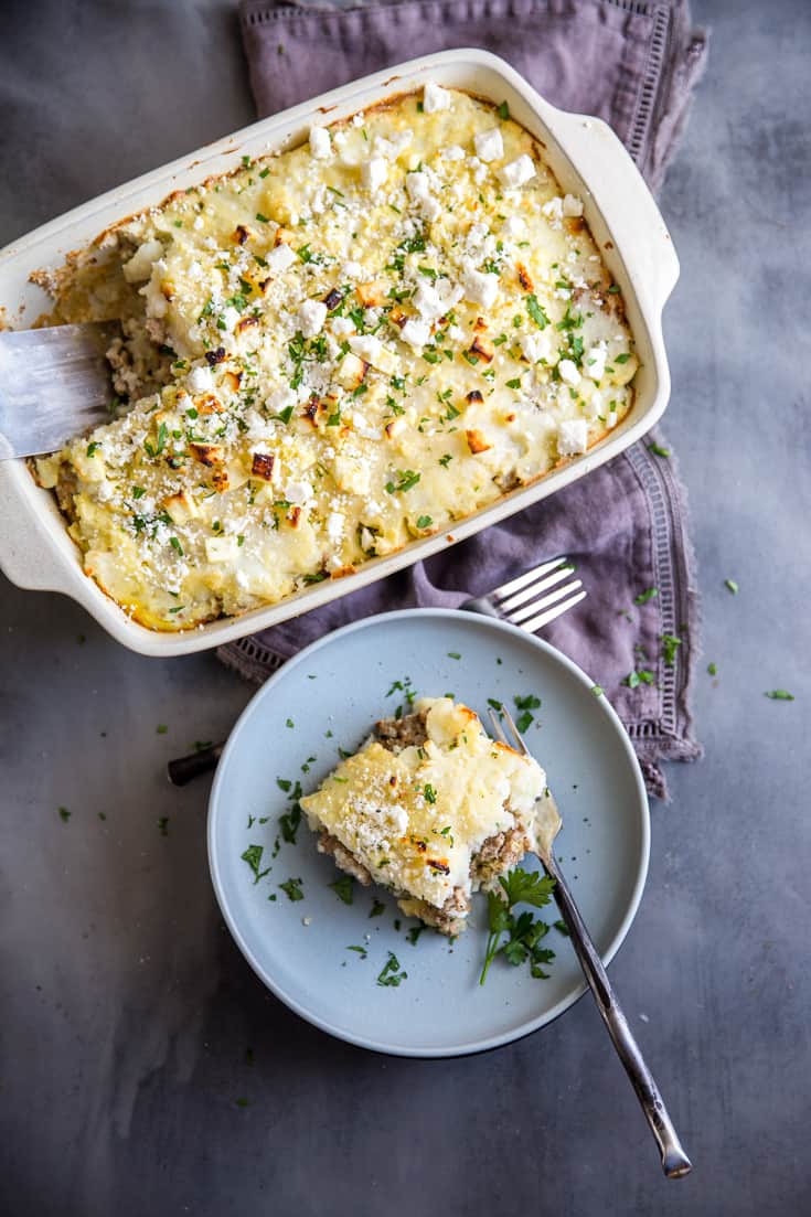 Greek Potato Moussaka Recipe | LemonsforLulu.com