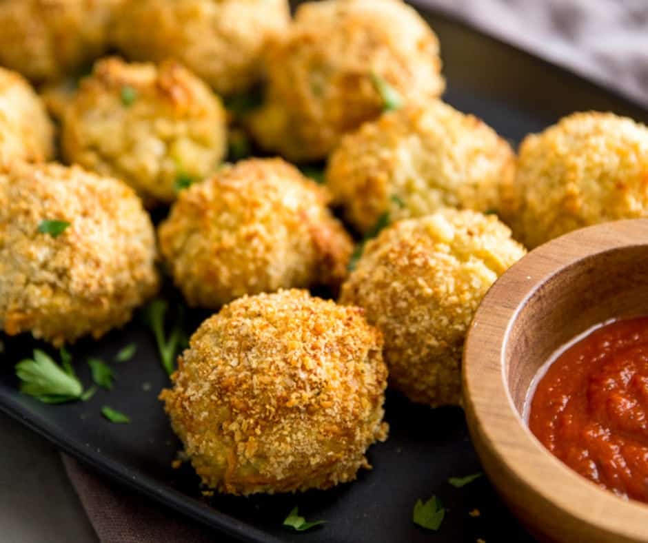 Baked Arancini Balls