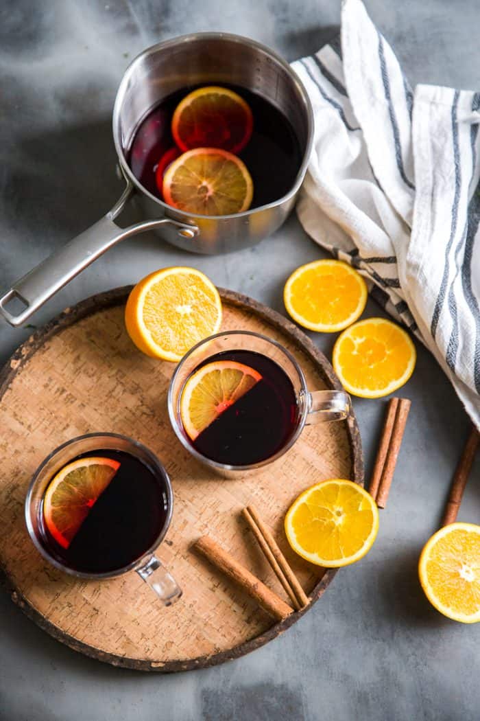 Warm Red Wine Sangria | LemonsforLulu.com