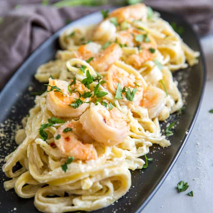 Garlic Shrimp Alfredo Lemonsforlulu Com