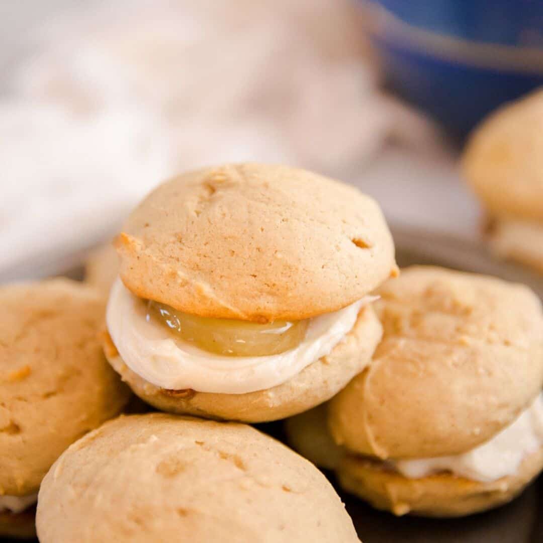 Caramel Apple Whoopie Pies | LemonsforLulu.com