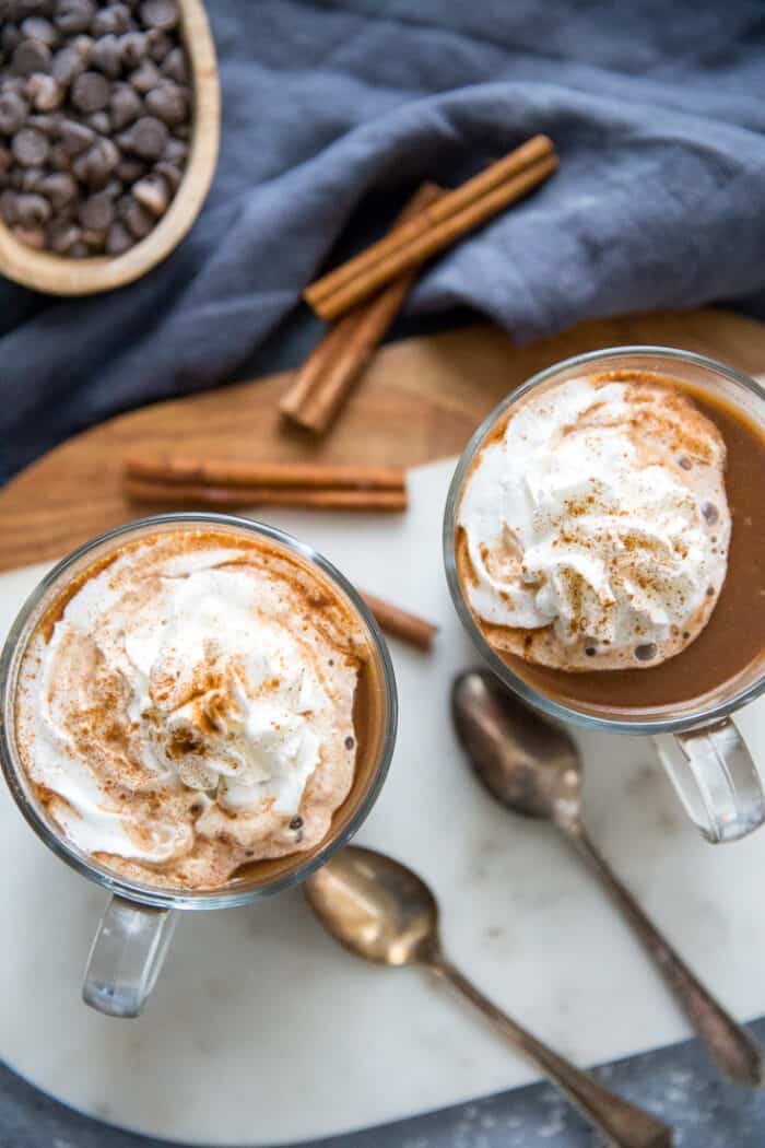 Slow Cooker Mocha Chai Tea Latte