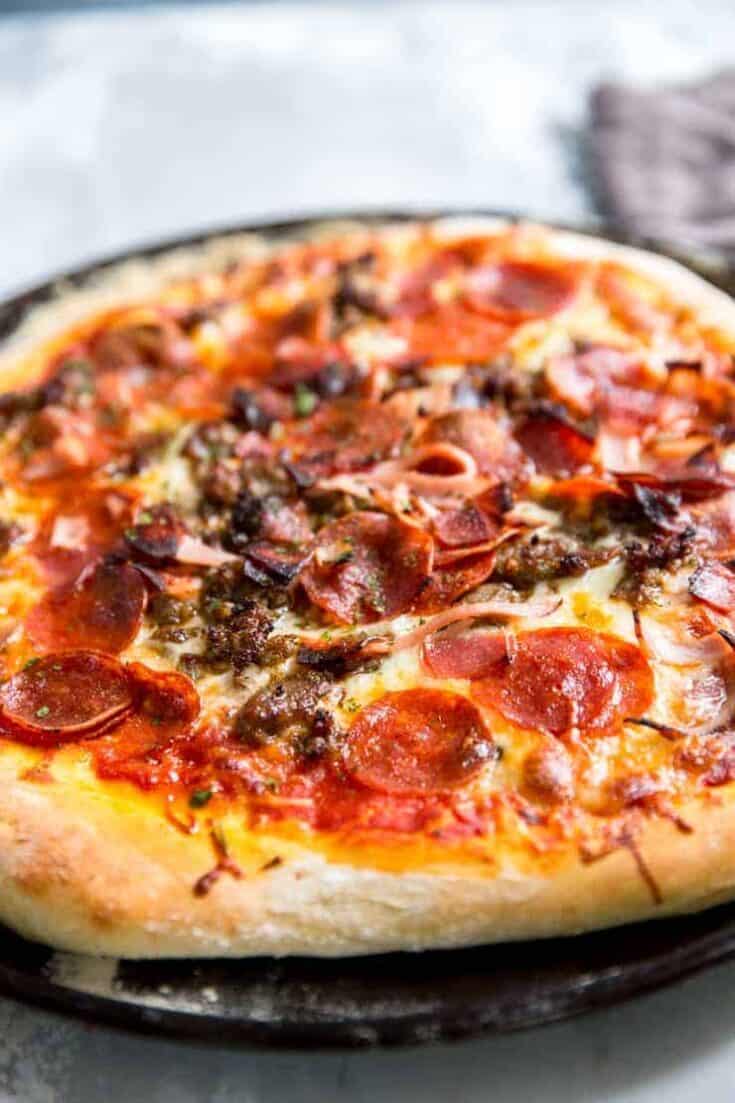 meaty Italian pizza